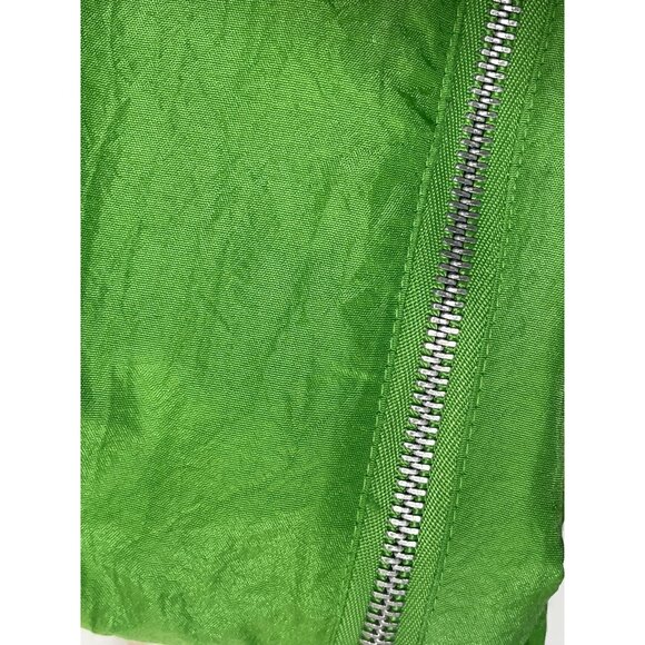 VTG Catalina C-Tek Nautical Lime Green Jacket w/Fish Zipper Pull Y2K Sz S Preppy - Picture 3 of 11